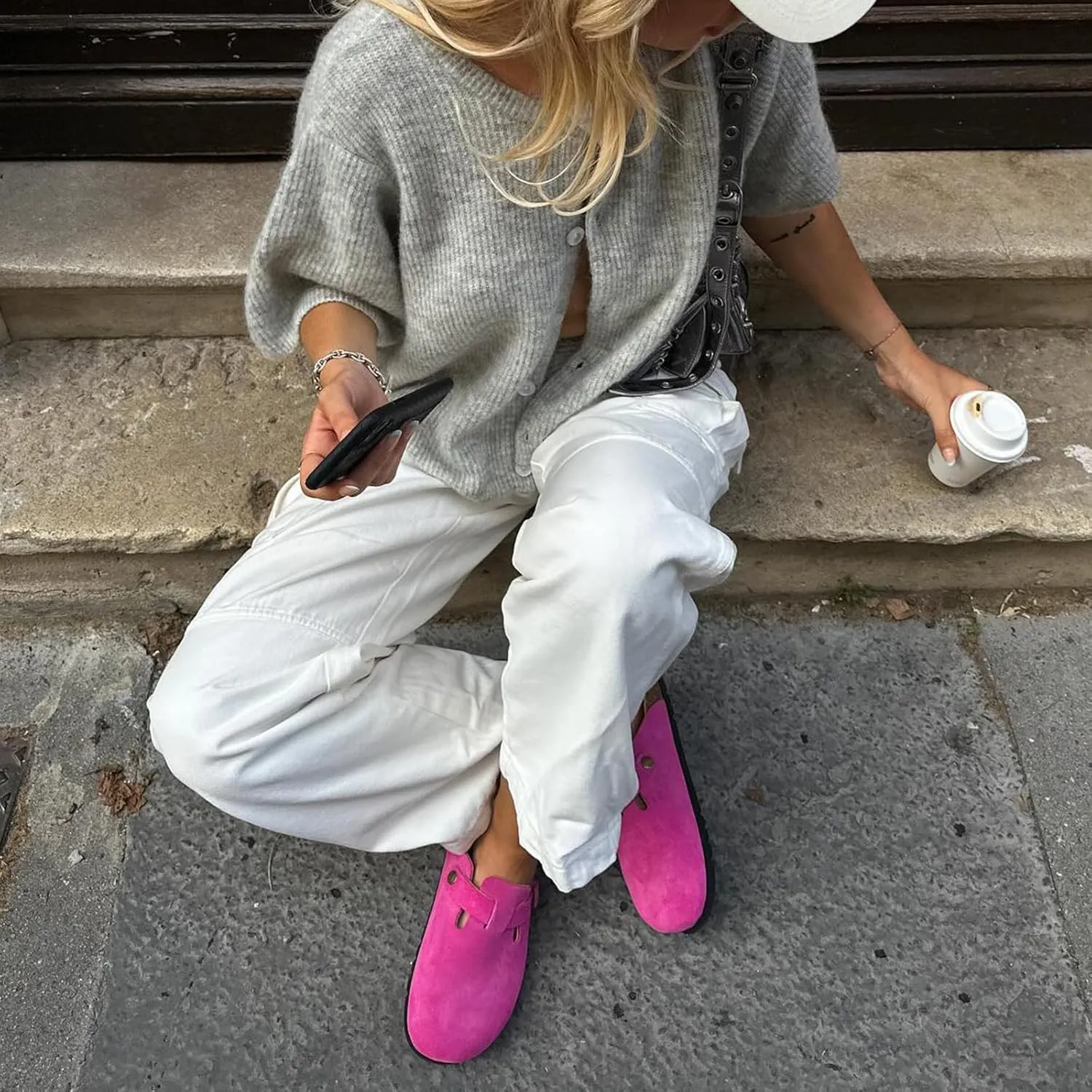 Women Y2k Knit Cardigan Shirts Open Front Button Down Crop Cardigans Sweater Short Sleeve Loose Tee Tops