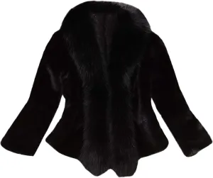Women's Bride Wedding Party Jacket Faux Fur Coats Wrap Shawl Warm Overcoat Winter Thick Jackets Open Front Cardigan