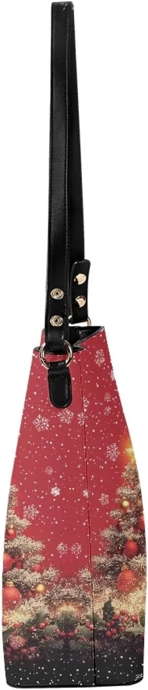 Women's Handbag Leather Tote Shoulder Bucket Bags Crossbody Top-handle Bag