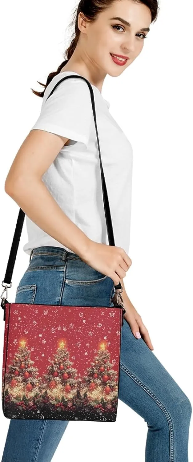 Women's Handbag Leather Tote Shoulder Bucket Bags Crossbody Top-handle Bag