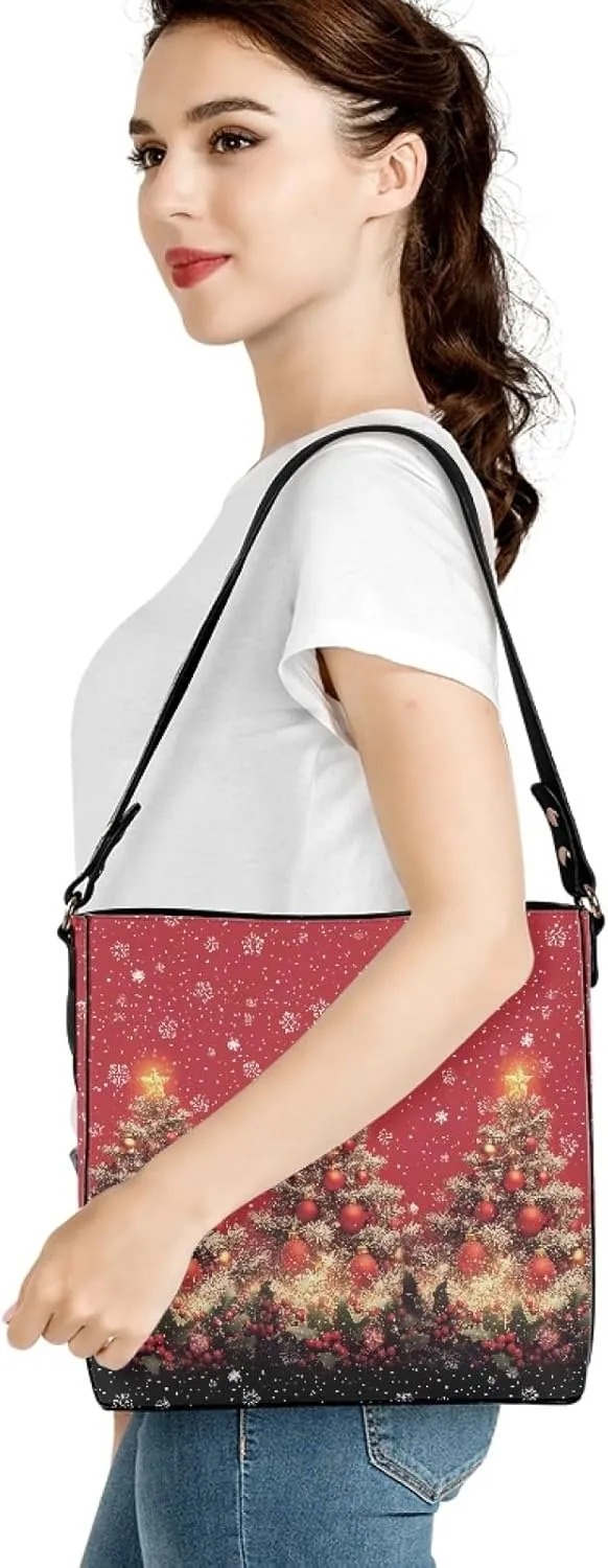 Women's Handbag Leather Tote Shoulder Bucket Bags Crossbody Top-handle Bag