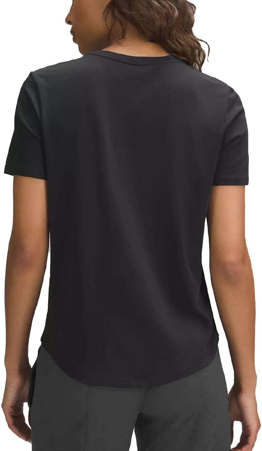 Women's Workout T-Shirt Short Sleeve Lightweight Crew Neck Shirts Yoga Running Exercise Athletic Tee Top
