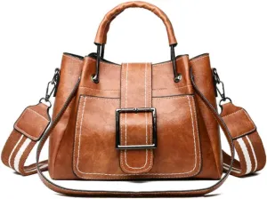 YAQUNICER Women Hobo Top-handle Bags Retro Bucket bag Unique Shoulder Crossbody