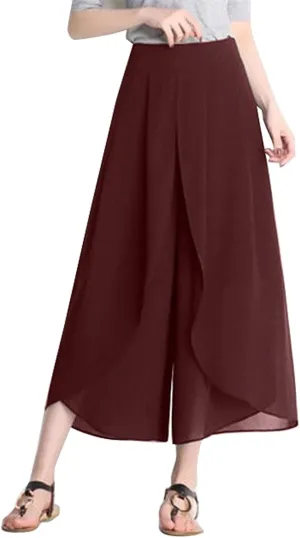 YOLAI Dance Pants for Women Flowy Women's High Waist Wide Leg Pants Casual Trousers Sweatpants Lounge Wear Fashion