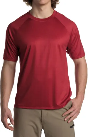 ZeroXposur Mens Sun Shirt UPF 50  - Lightweight, Quick-Dry Swim Shirts for Men - Short-Sleeve Rash Guard for Men